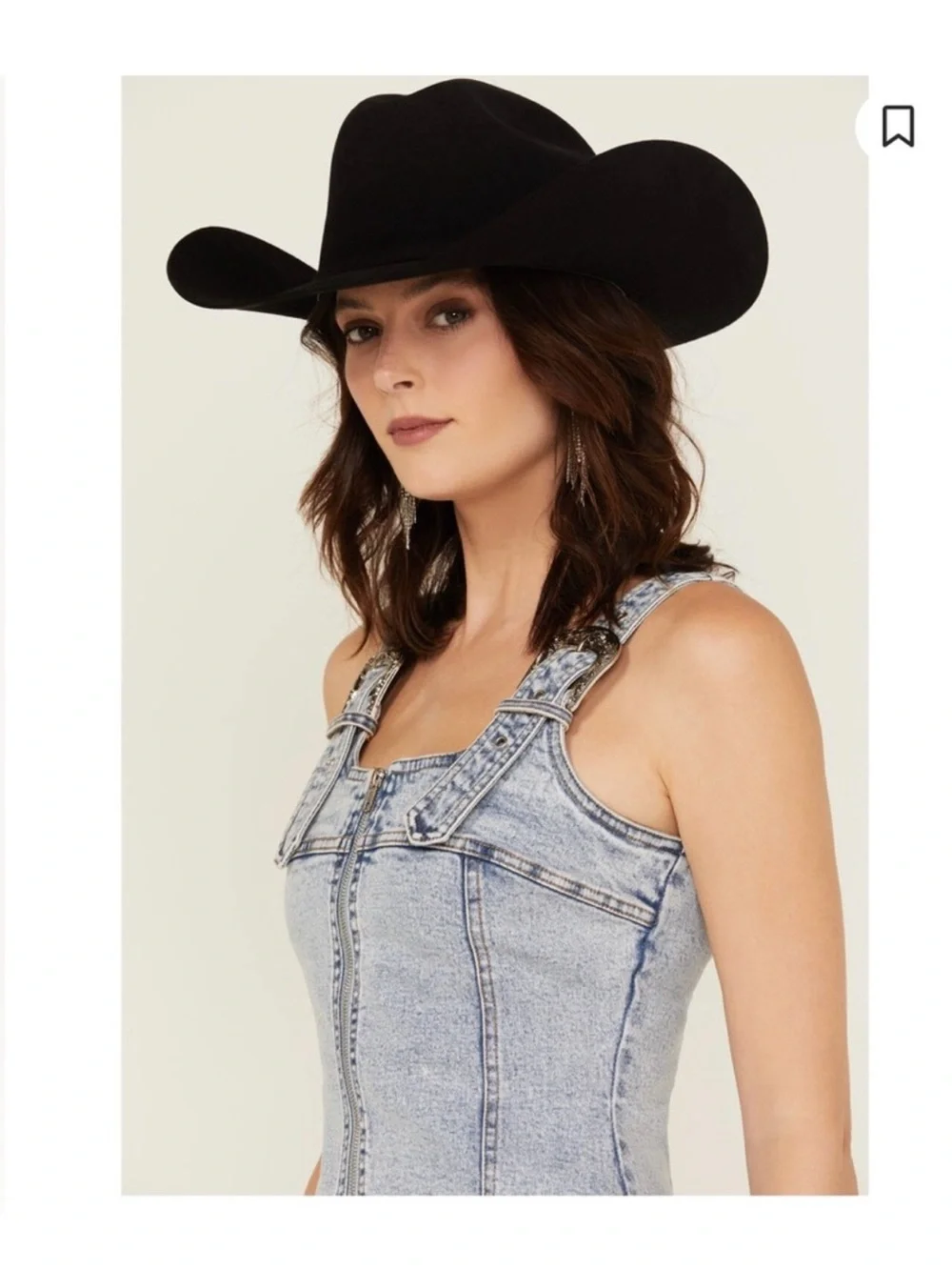 Blue B Denim Top Size Small - Picture 5 of 5